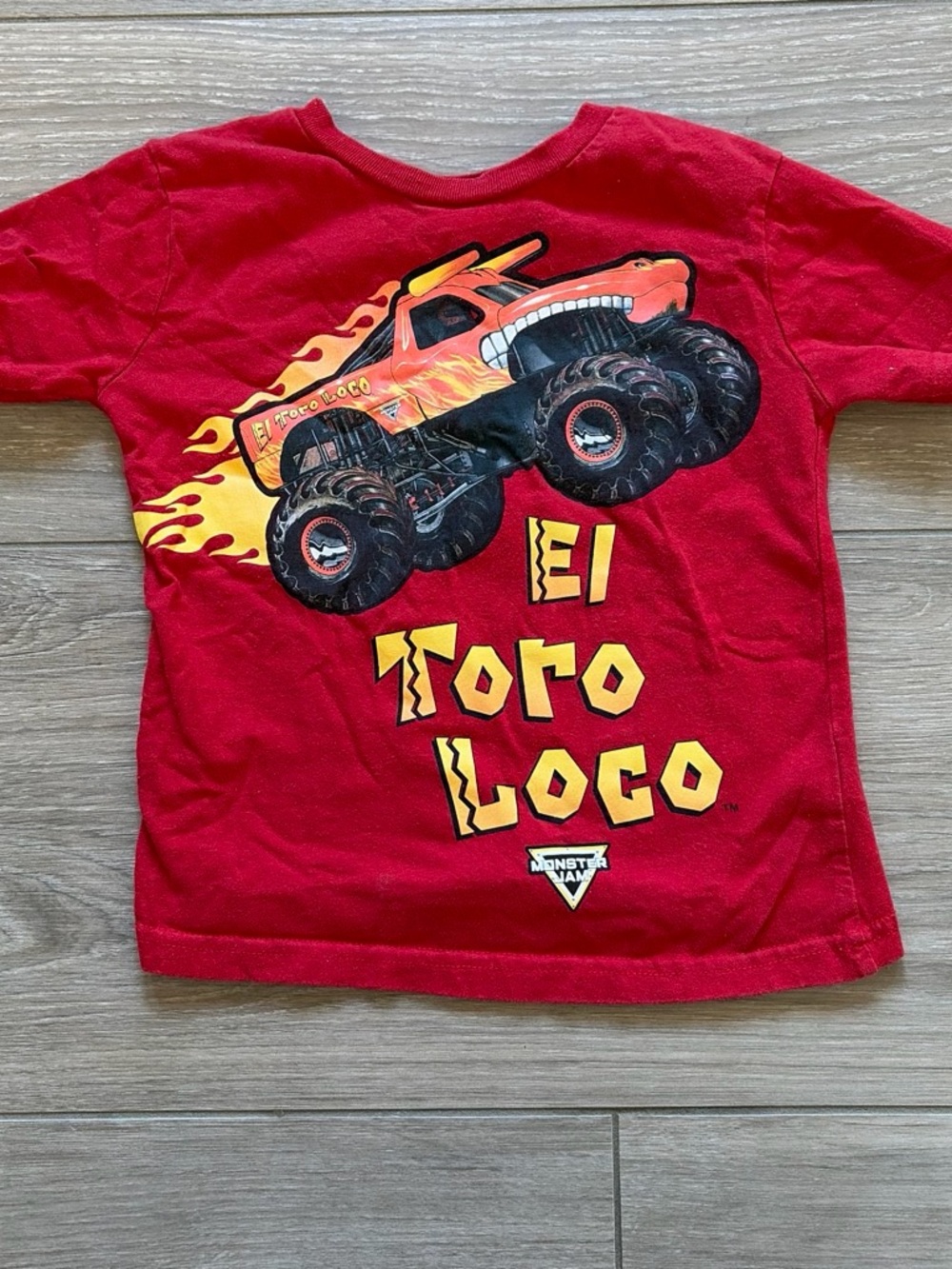 El Toro Loco Red Kids Graphic Tee - Monster Jam